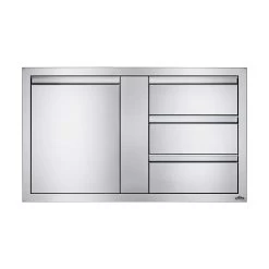 Napoleon Einbau-Türe & 3er Schubladen- Kombination (75 X 132 Cm) -Warmes BBQ-Restaurant napoleon einbau tuere 3er schubladen kombination 107 x 61 cm 9343e2c0083a2b2a9a8720eab389db07