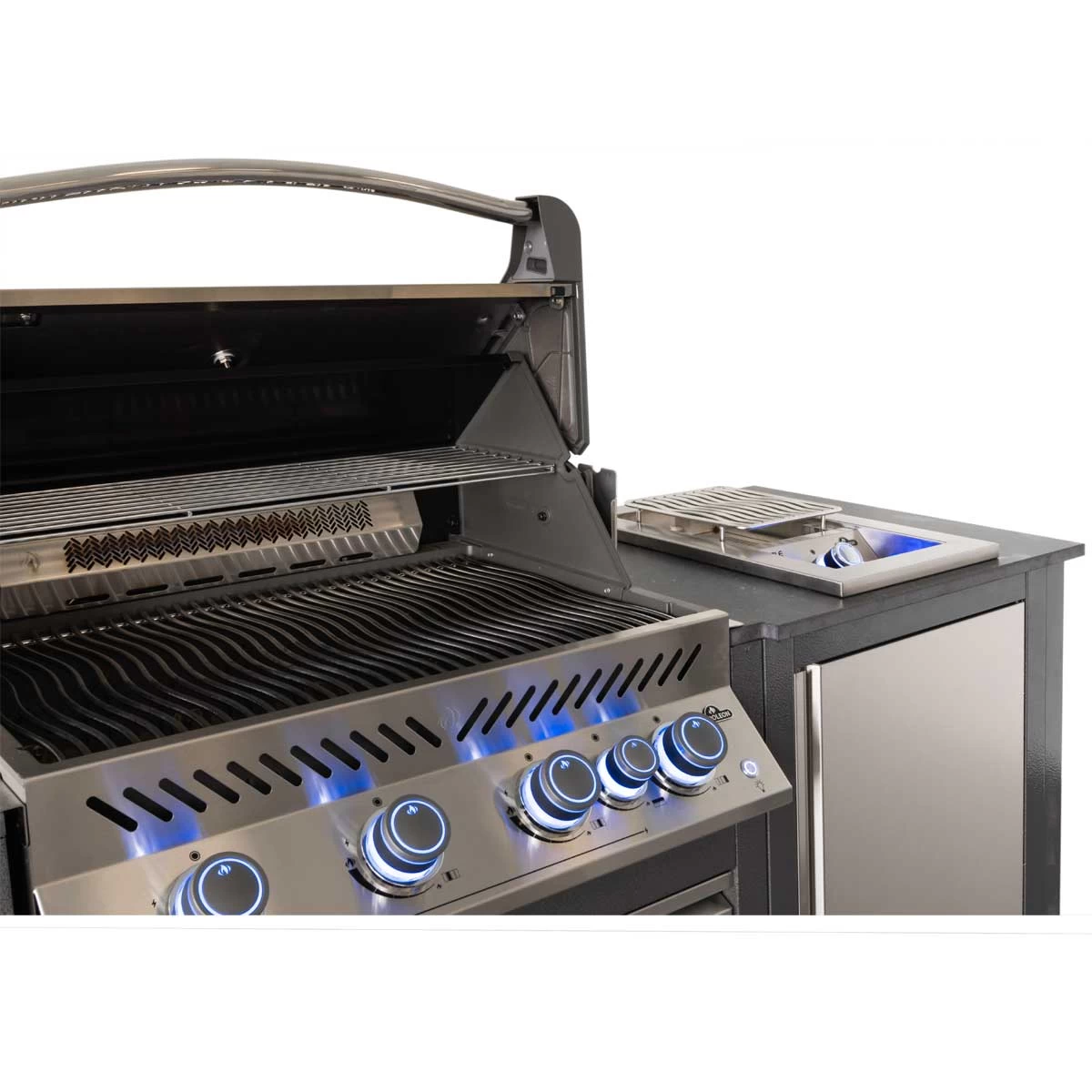 Napoleon Oasis Compact 105 Outdoor Küche Mit Einbaugrill P500 Und Sizzle Zone 1 Napoleon Oasis Compact 105 Outdoor Küche Mit Einbaugrill P500 Und Sizzle Zone