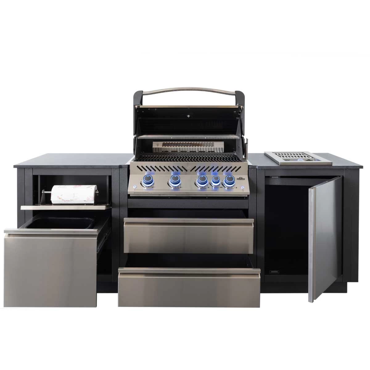 Napoleon Oasis Compact 105 Outdoor Küche Mit Einbaugrill P500 Und Sizzle Zone 6 Napoleon Oasis Compact 105 Outdoor Küche Mit Einbaugrill P500 Und Sizzle Zone – Bild 6