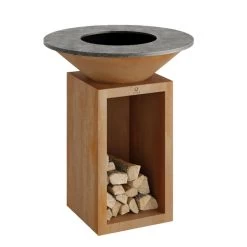 OFYR Feuerplatte Classic Storage Corten 85 -Warmes BBQ-Restaurant ofyr feuerplatte classic storage corten 85 bbd1a9a72028fc160446b131a59ab484