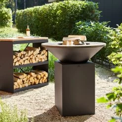 OFYR Feuerplatte Classic Black 100 -Warmes BBQ-Restaurant ofyr feuerschale classic black 100 ad370b403d0f6e87f0f92a493829c435