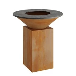 OFYR Feuerplatte Classic Corten 85 -Warmes BBQ-Restaurant ofyr feuerschale classic corten 85 79bf2cdc70e51718fffd0a55594324de