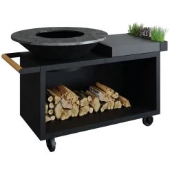 OFYR Feuerschale Island Black 100 PRO Keramik Dunkelgrau -Warmes BBQ-Restaurant ofyr feuerschale island black 100 pro keramik dunkelgrau 4aae45fa6d8c37fa774b4b251393c7b0
