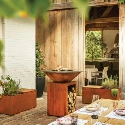 OFYR Herb Garden Bench Corten Sitzbank -Warmes BBQ-Restaurant ofyr herb garden bench corten sitzbank 6a194f84df7bac68ea4d70d85f479df9