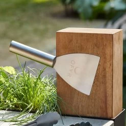 OFYR Feuerplatte Island Corten 100 PRO Keramik Dunkelgrau