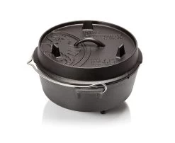 Petromax Feuertopf Ft4.5 - Dutch Oven - Gusstopf - Mit Füßen - Mit Henkel - 3,5L - 2-5 Personen