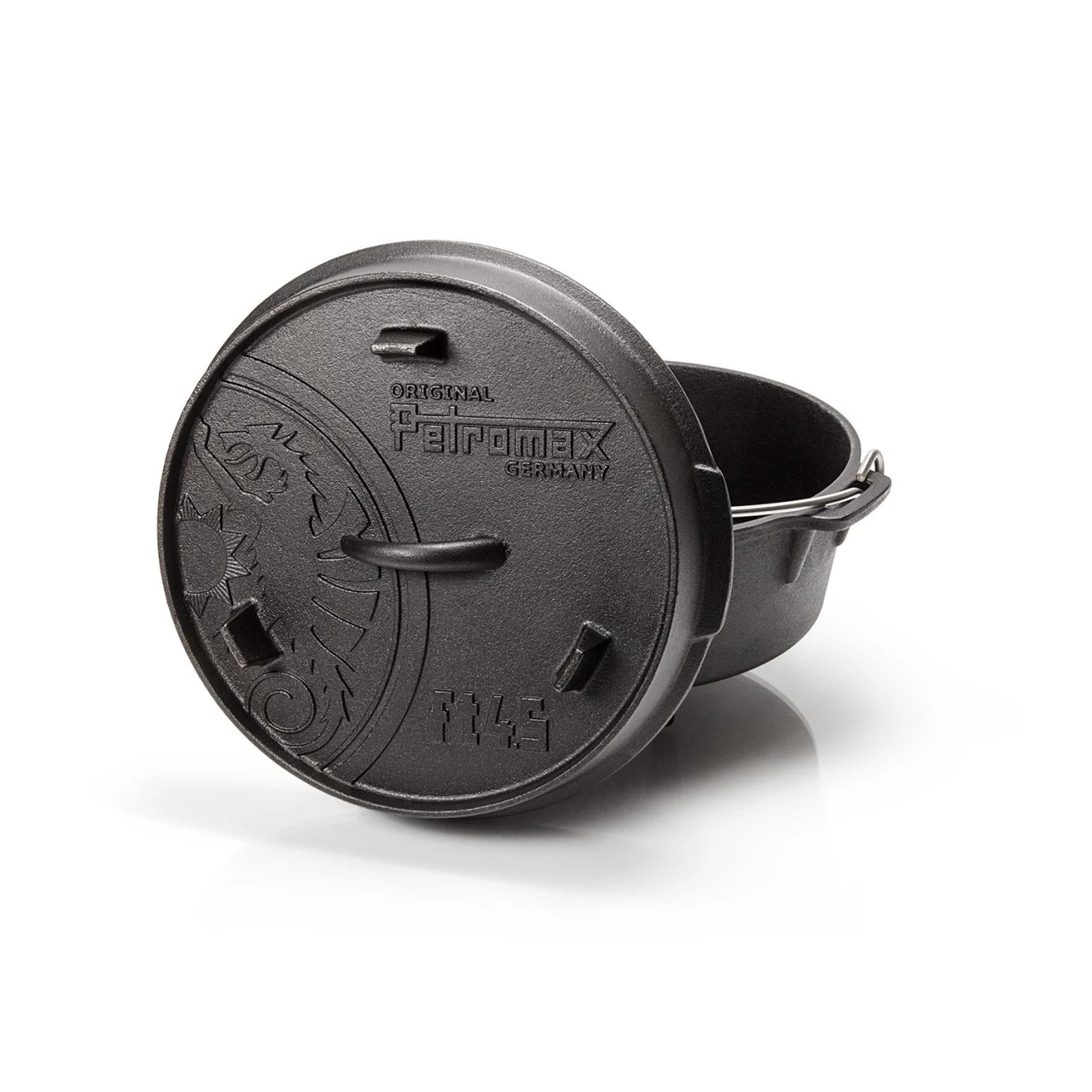 Petromax Feuertopf Ft4.5 - Dutch Oven - Gusstopf - Mit Füßen - Mit Henkel - 3,5L - 2-5 Personen 2 Petromax Feuertopf Ft4.5 - Dutch Oven - Gusstopf - Mit Füßen - Mit Henkel - 3,5L - 2-5 Personen – Bild 2