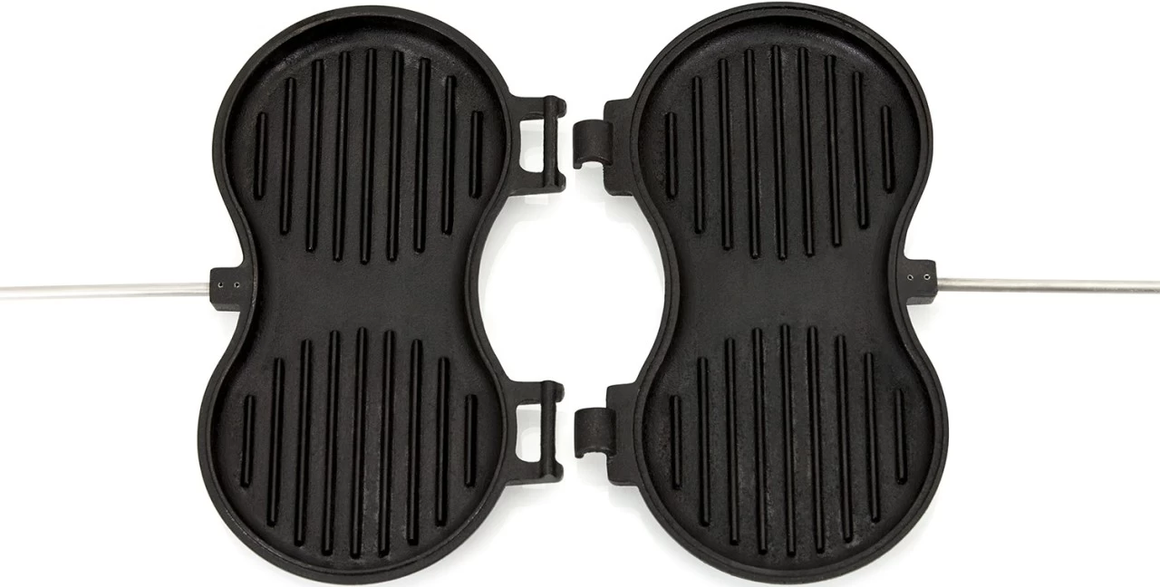 Petromax Burgereisen - Gusseisen - Für 2 Burger Patties 2 Petromax Burgereisen - Gusseisen - Für 2 Burger Patties – Bild 2