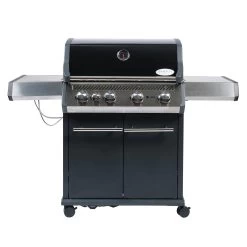 SANTOS S-401 Mit Seitenkocher, Schwarz, Inkl. Rostheber -Warmes BBQ-Restaurant santos gasgrill s 401 mit seitenkocher schwarz c7d5e007a66b8d4b84af553144abd2d5