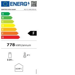 SANTOS Outdoor Kühlschrank "Miami", Eintürig 5 SANTOS Outdoor Kühlschrank "Miami", Eintürig -Warmes BBQ-Restaurant santos outdoor kuehlschrank miami ecolabel bd2ad3ac77677666a1557eeb7fec08be