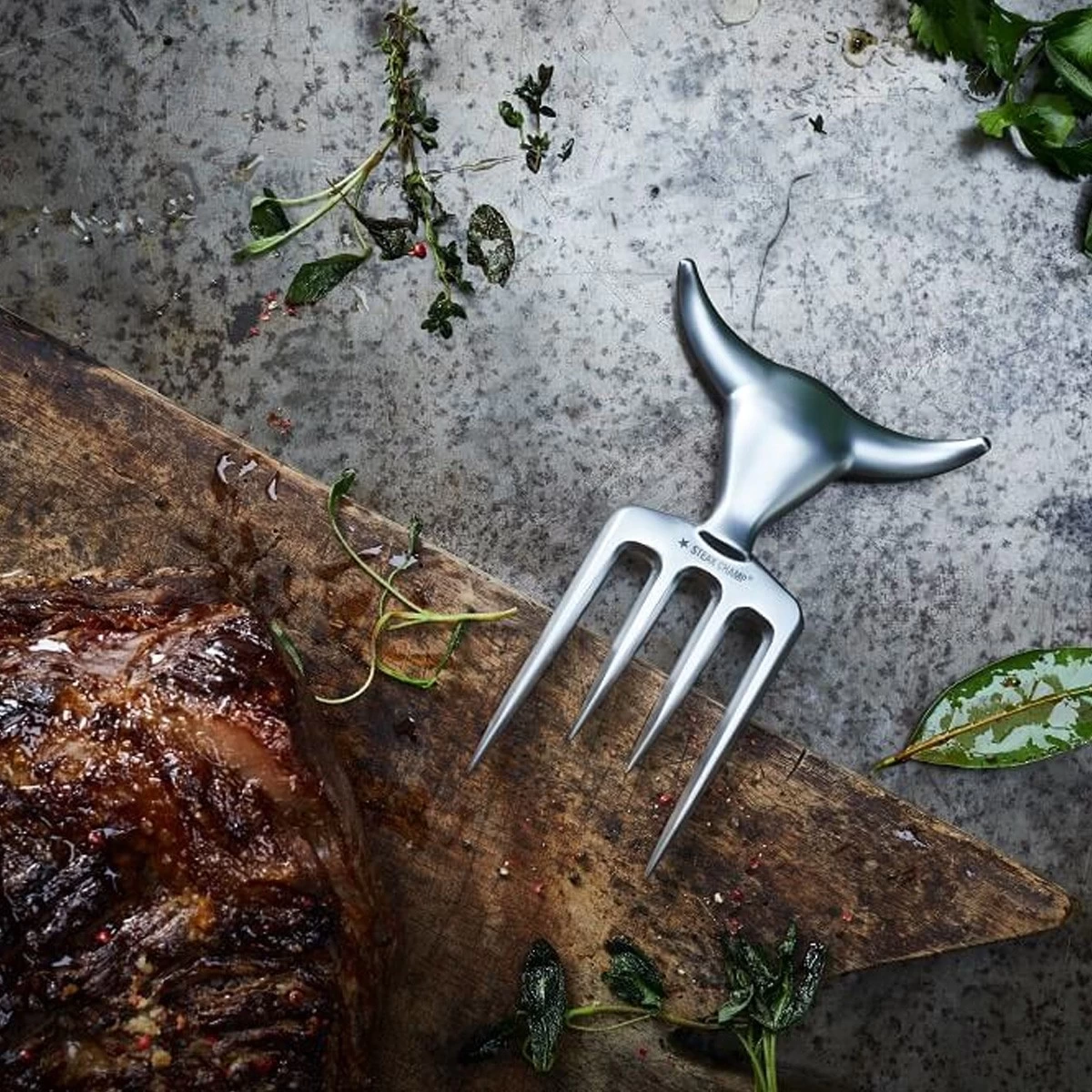 STEAK CHAMP Fleischgabel BULL FORK 3 STEAK CHAMP Fleischgabel BULL FORK – Bild 3